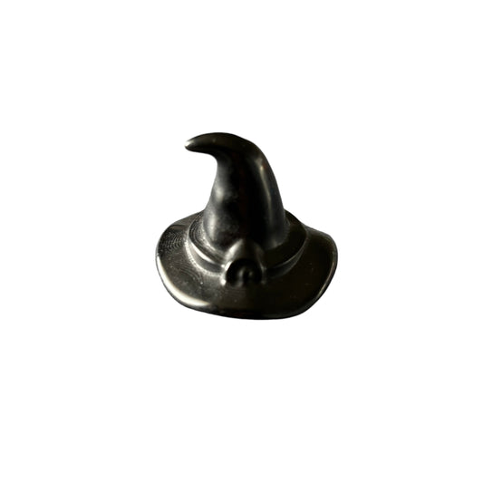 27g Black Obsidian Witch Hat