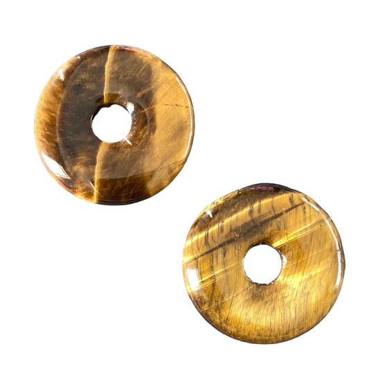 30mm Tiger Eye Donut