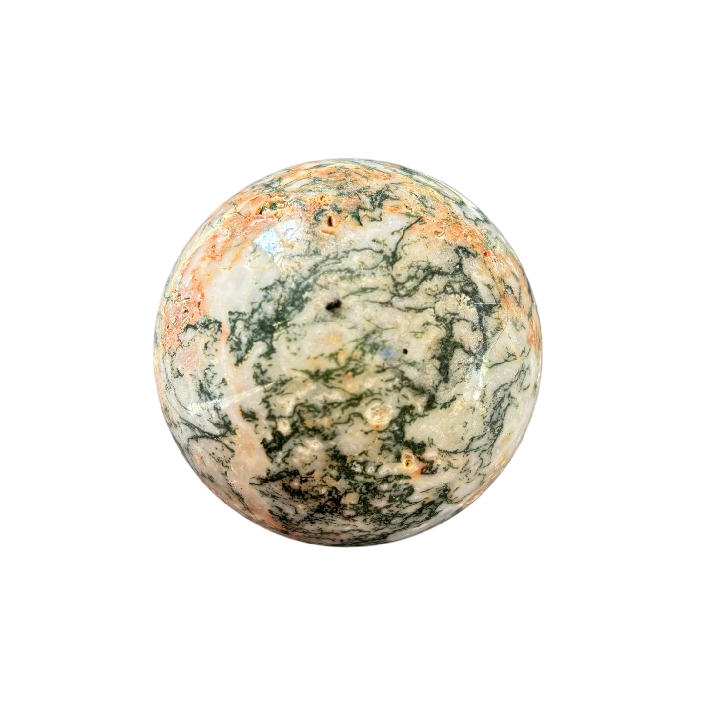 68mm Moss Agate Sphere