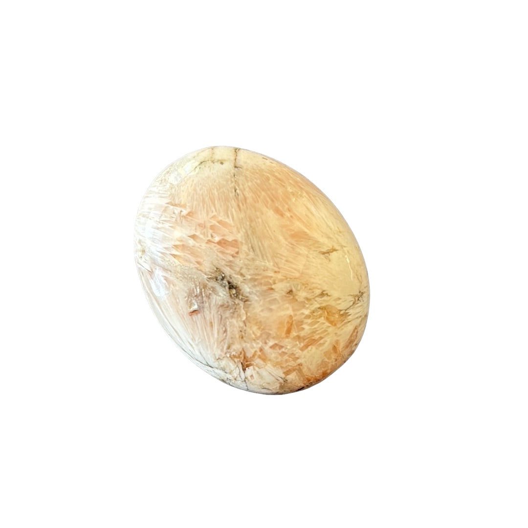 35g Scolecite Palm Stone