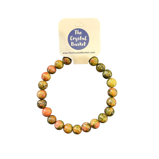 8mm Unakite Bracelet