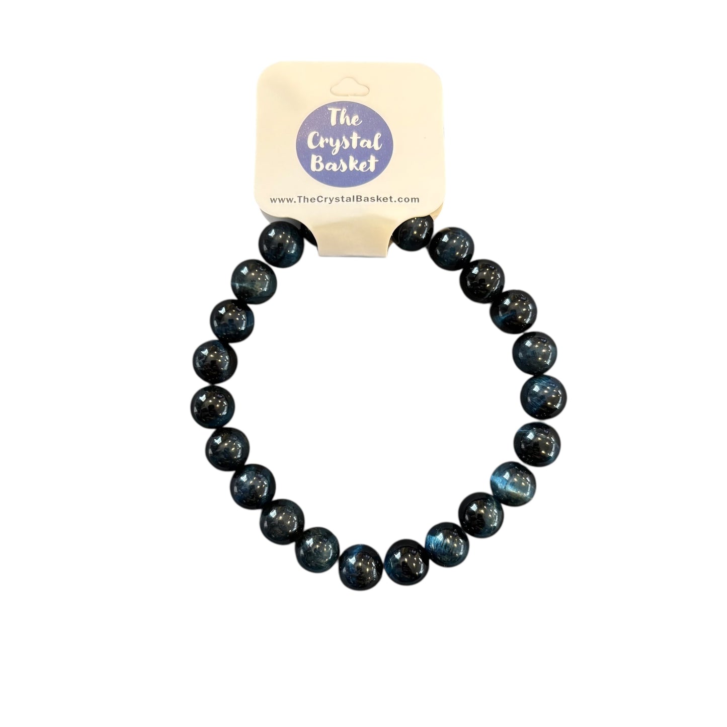 8mm Blue Tiger Eye Bracelet