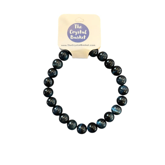 8mm Blue Tiger Eye Bracelet