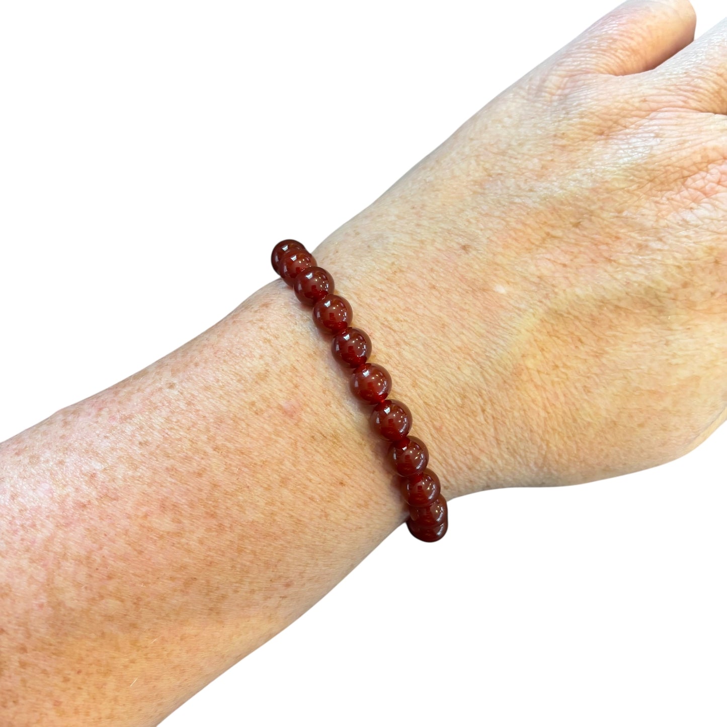 8mm Carnelian Bracelet
