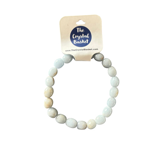 Angelite Pebble Bracelet