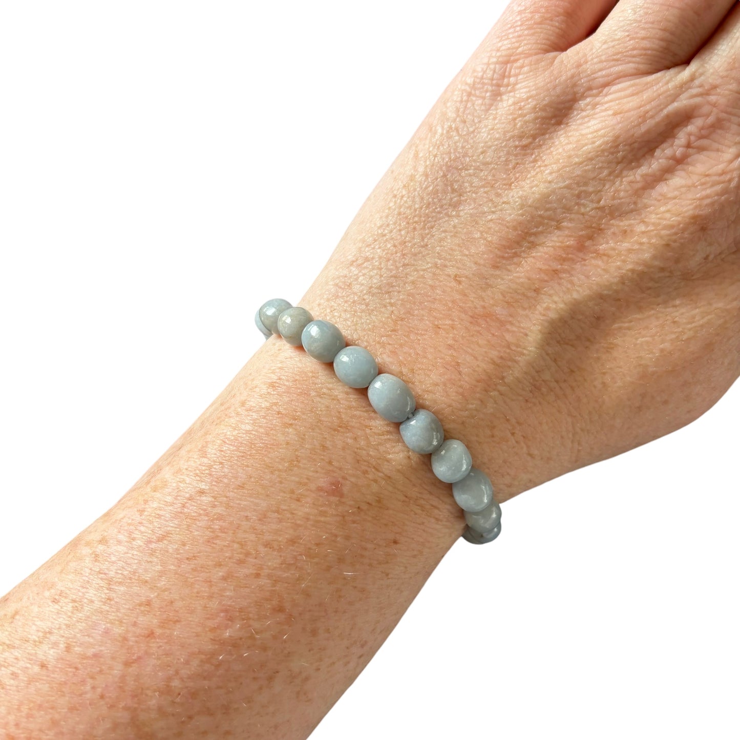 Angelite Pebble Bracelet