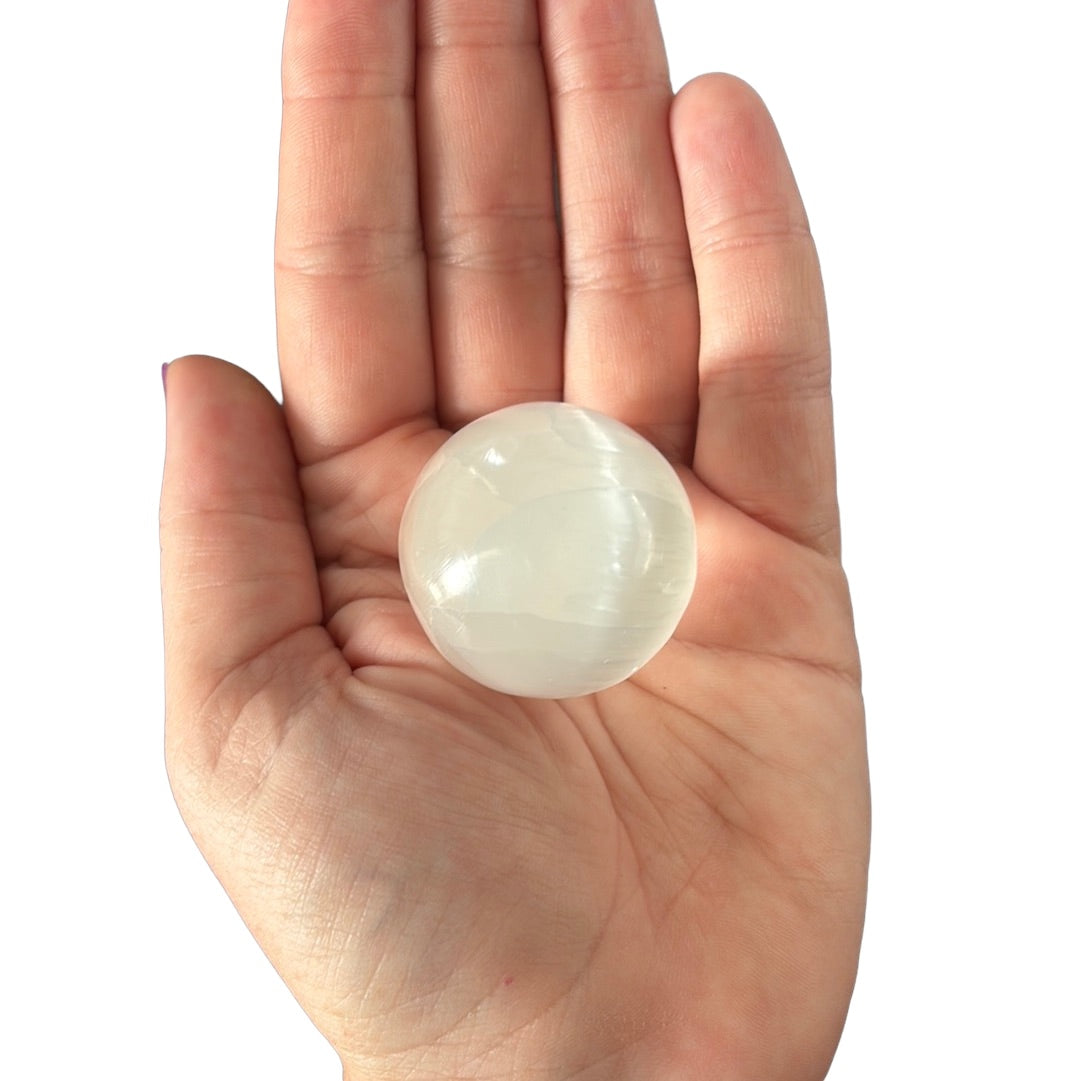 37mm Selenite Sphere