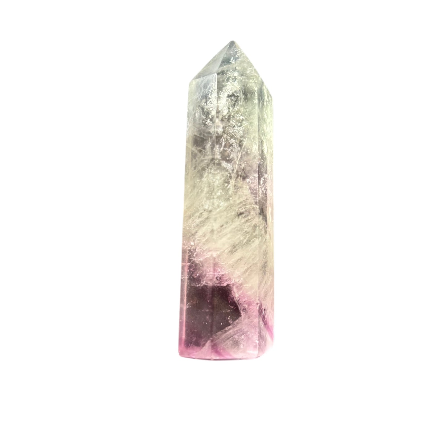 76mm Watermelon Fluorite Point