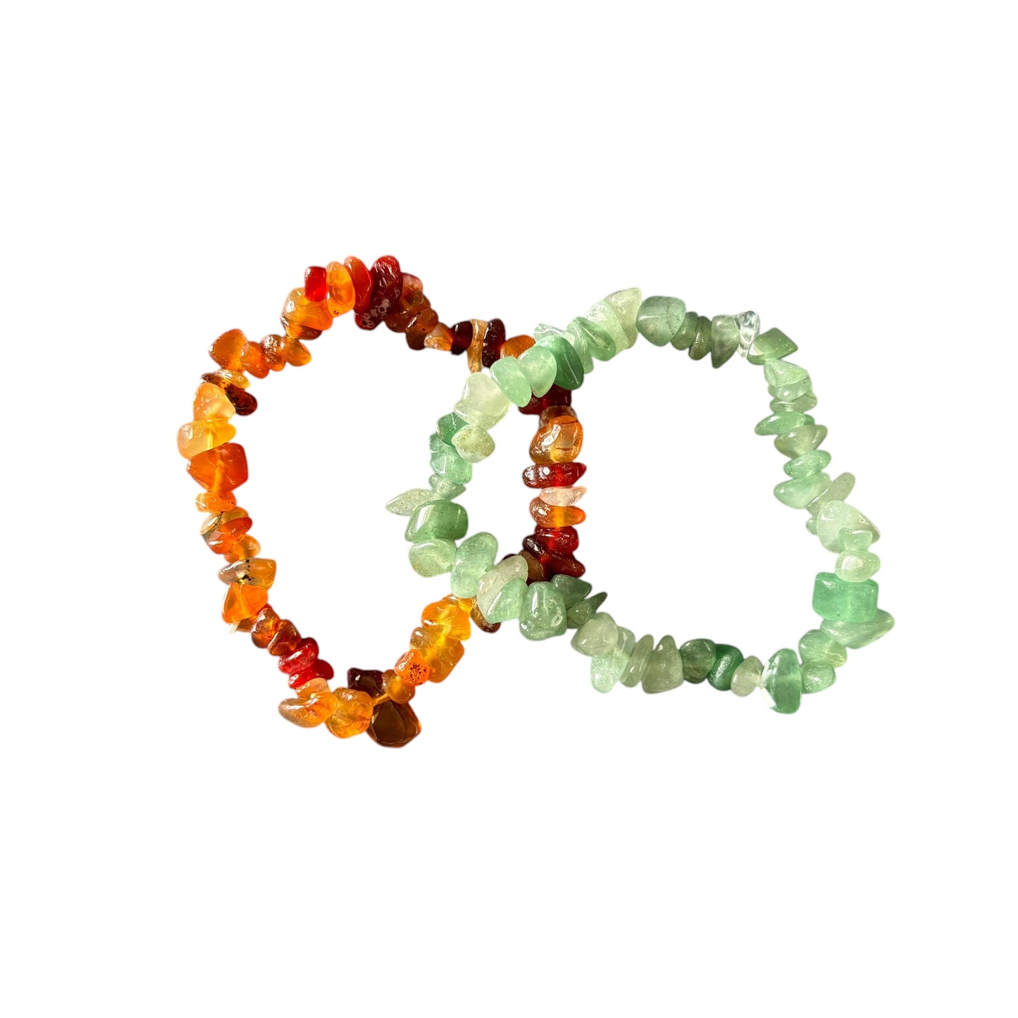 Aventurine & Carnelian Bracelet Set