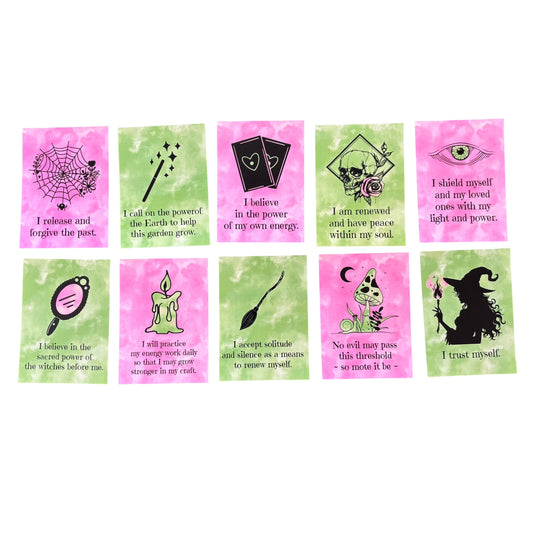 10 pack Affirmation Cards