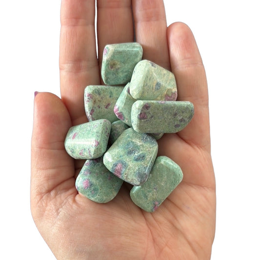 10-15g Ruby Fuchsite $6 Tumble