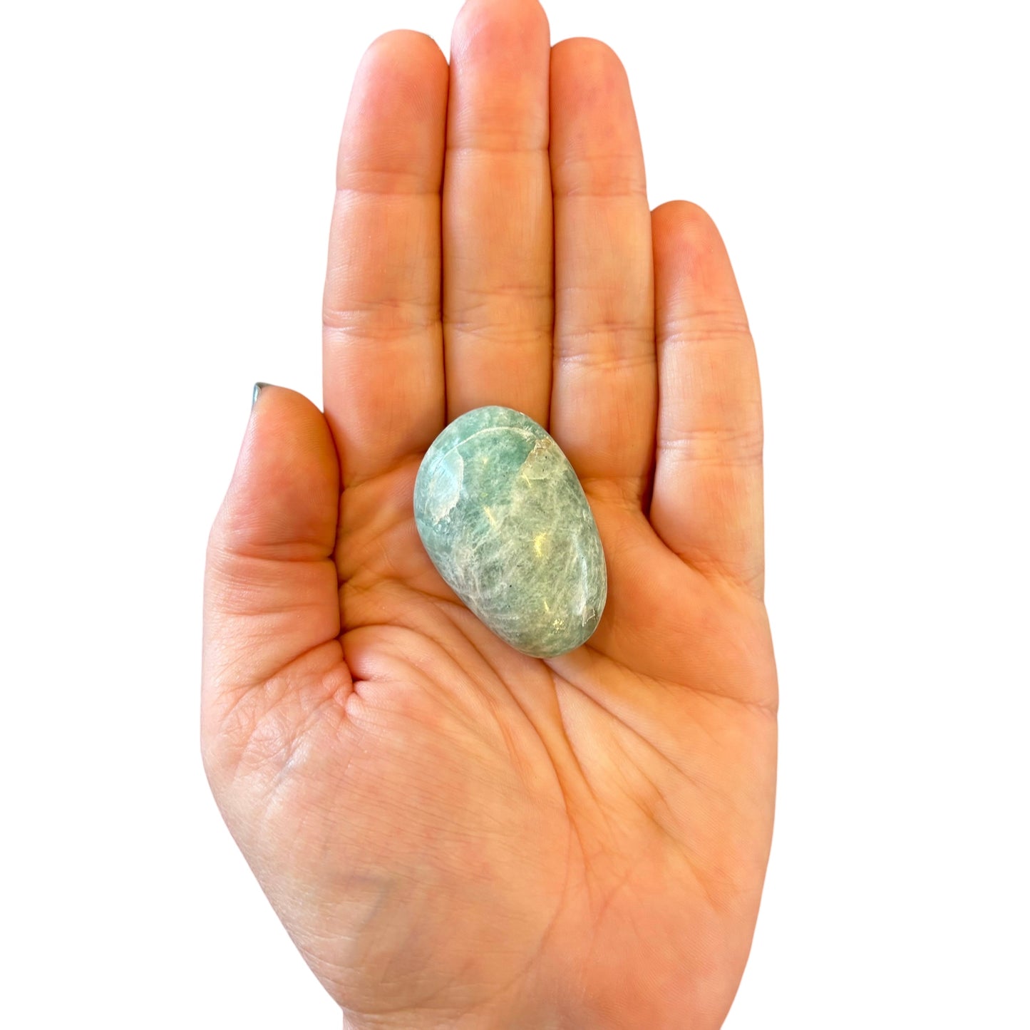 32g Amazonite Palm Stone