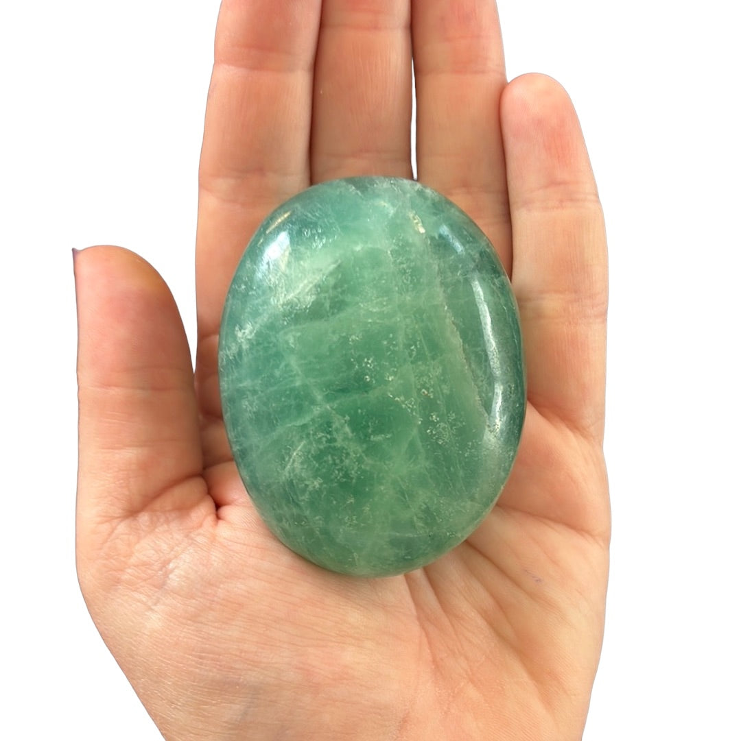 226g Fluorite Palm Stone