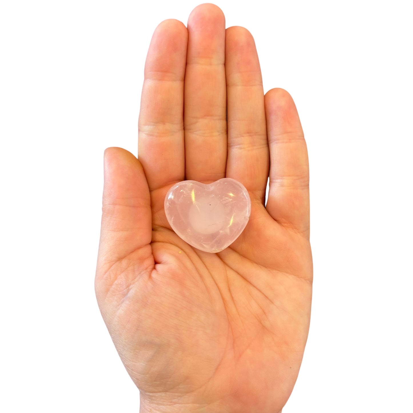 23g Rose Quartz Heart