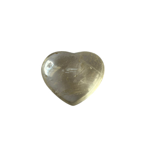 49g Clear Quartz Heart