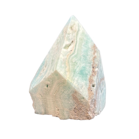 265g Blue Aragonite Cut Base