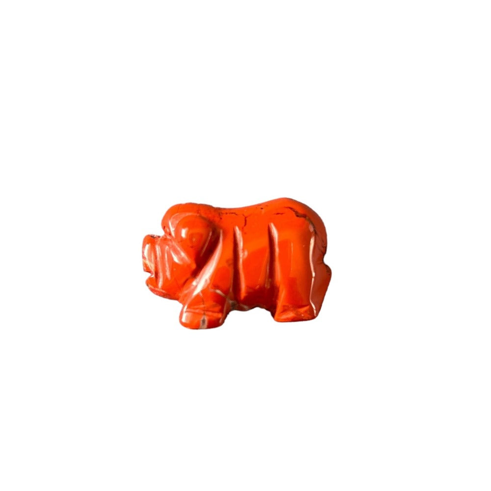 Red Jasper Pig