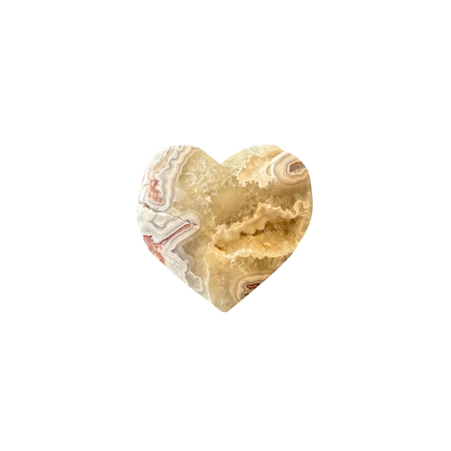 37g Mexican Agate Heart