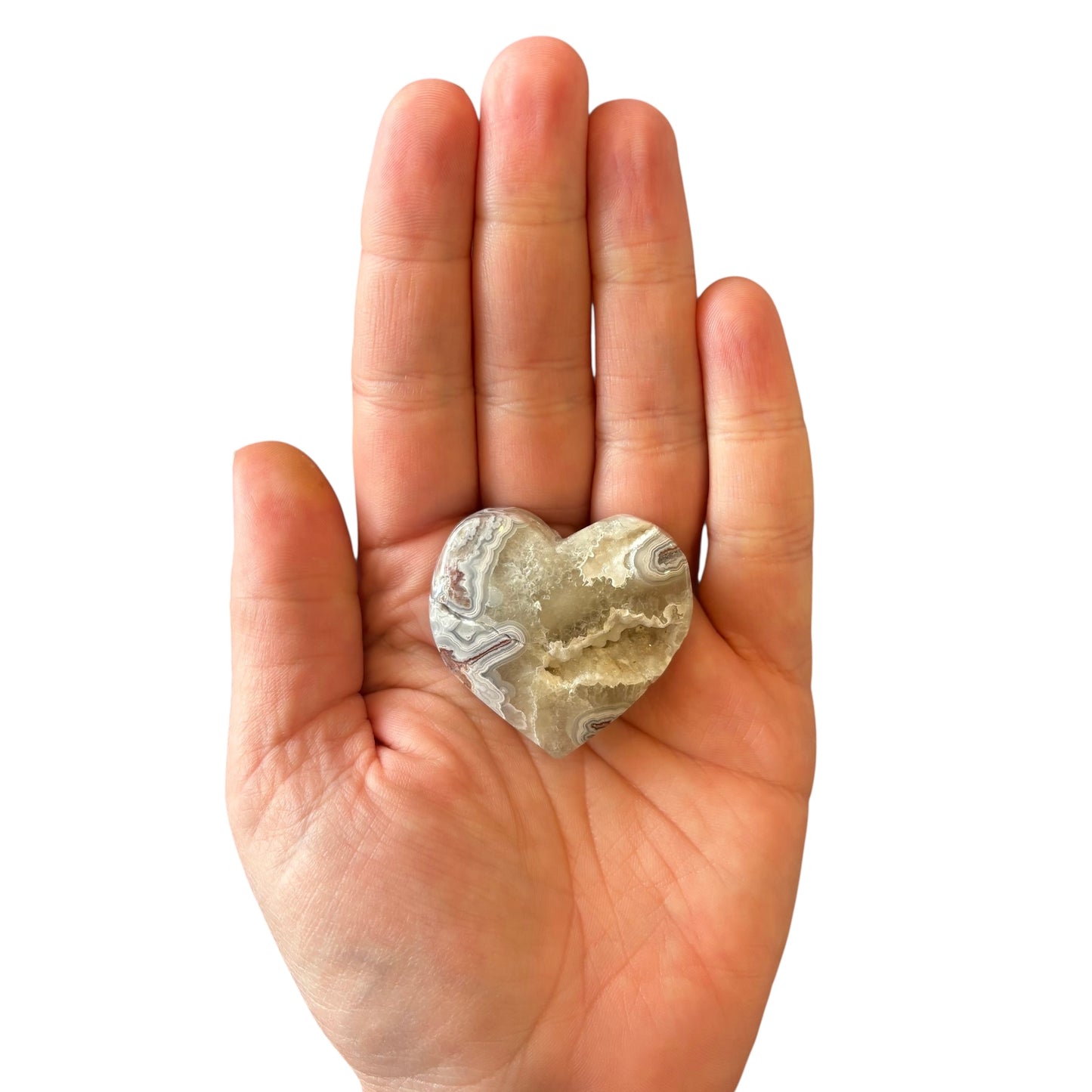 37g Mexican Agate Heart