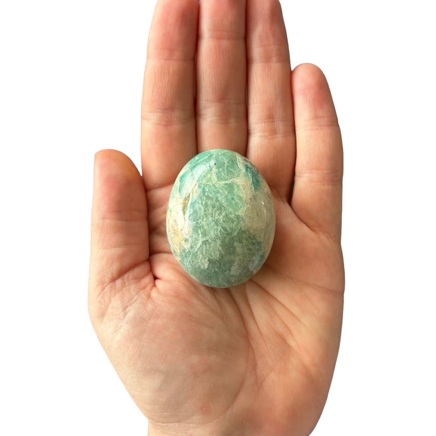 68g Amazonite Palm Stone