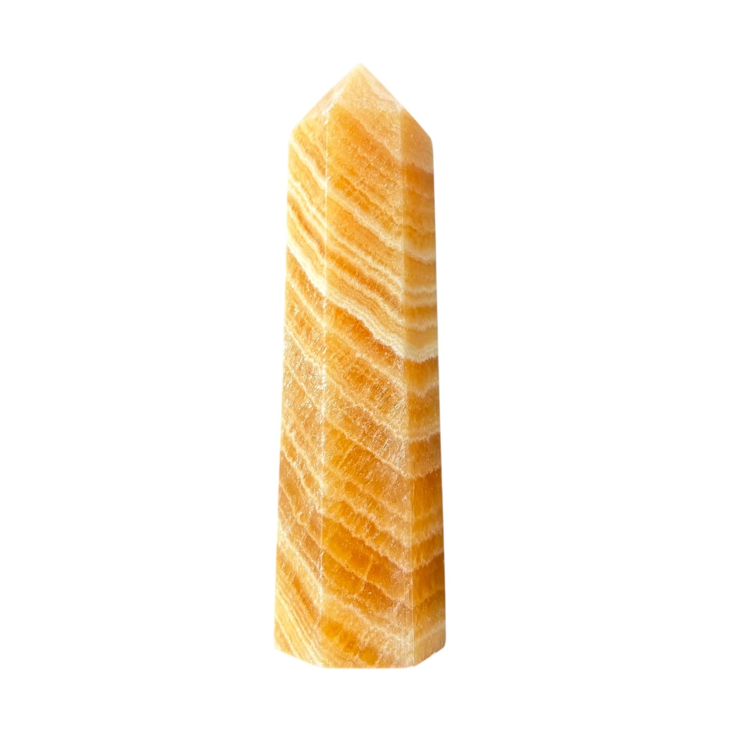106mm Yellow Calcite Point