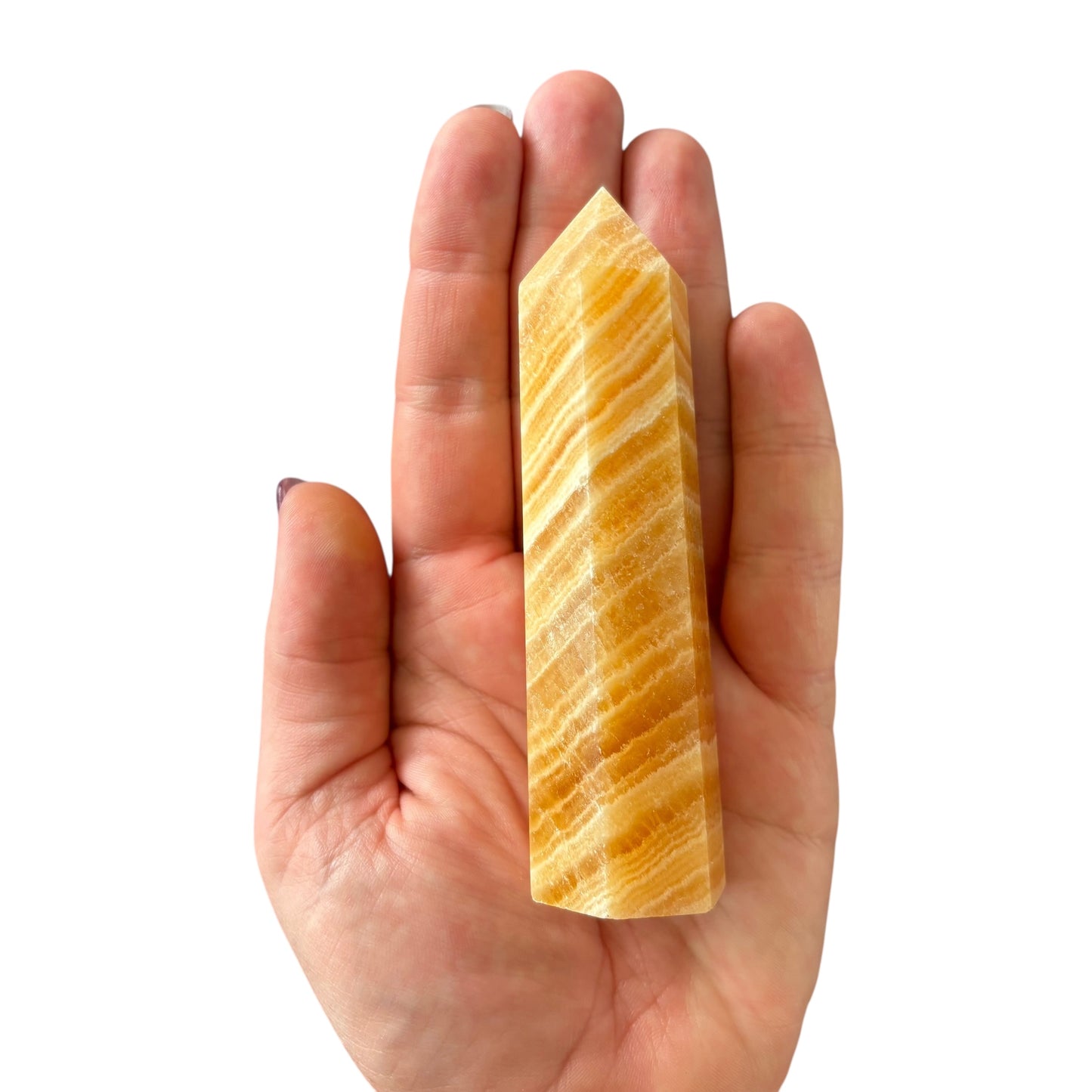 106mm Yellow Calcite Point