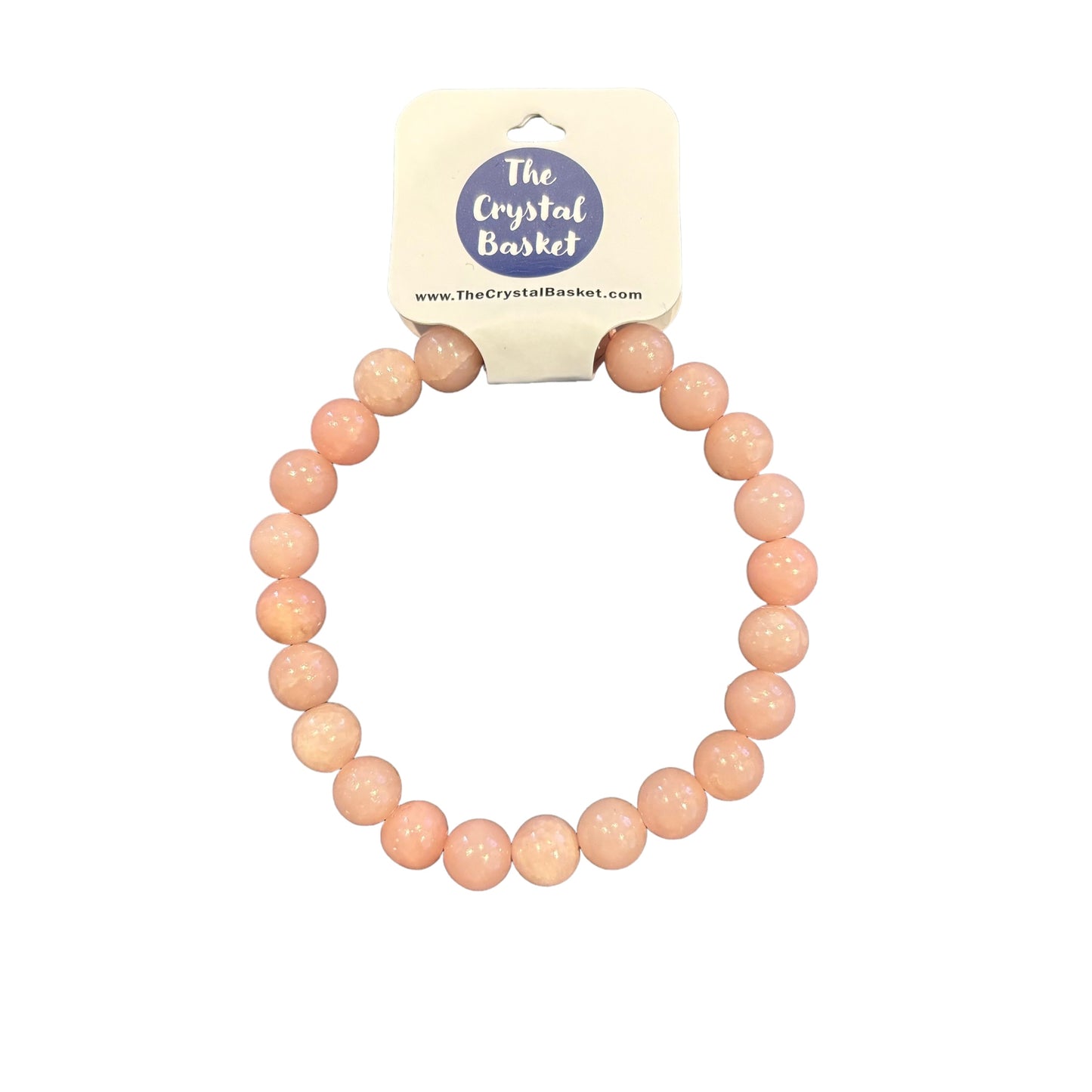 8mm Pink Opal Bracelet