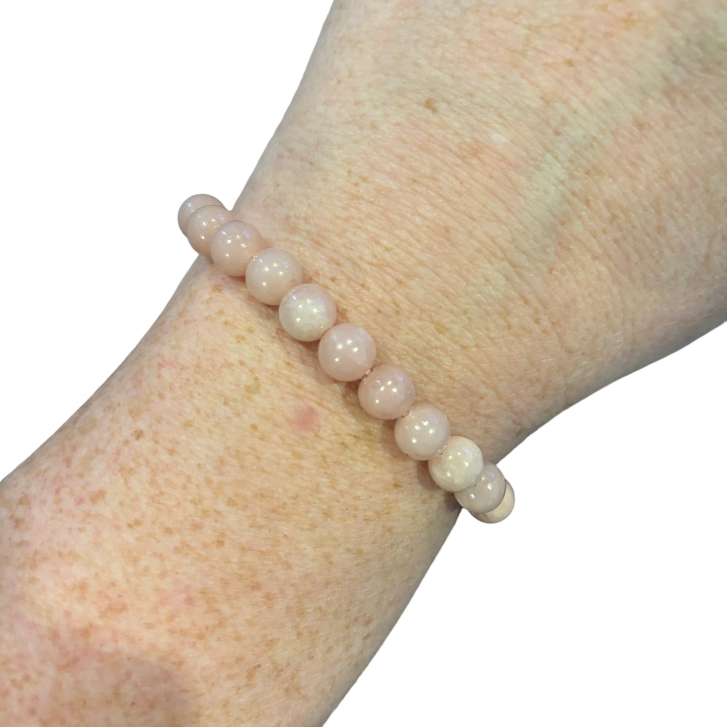 8mm Pink Opal Bracelet