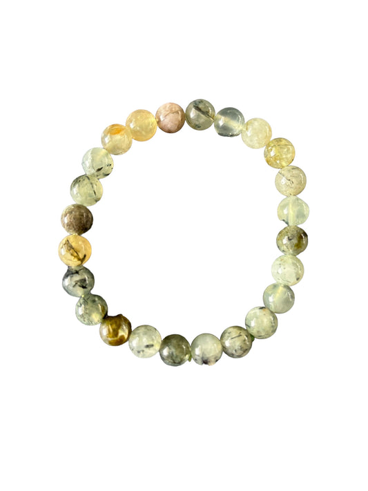 8mm Prehnite Bracelet