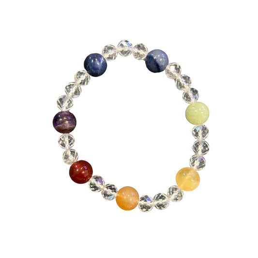 Clear Quartz Chakra Bracelet