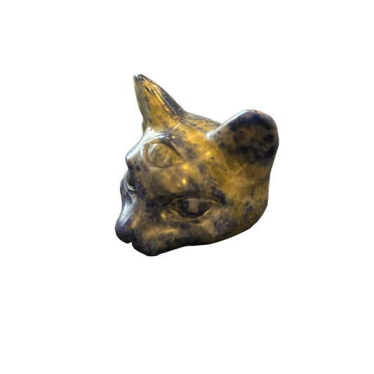 111g Larvikite Cat Head