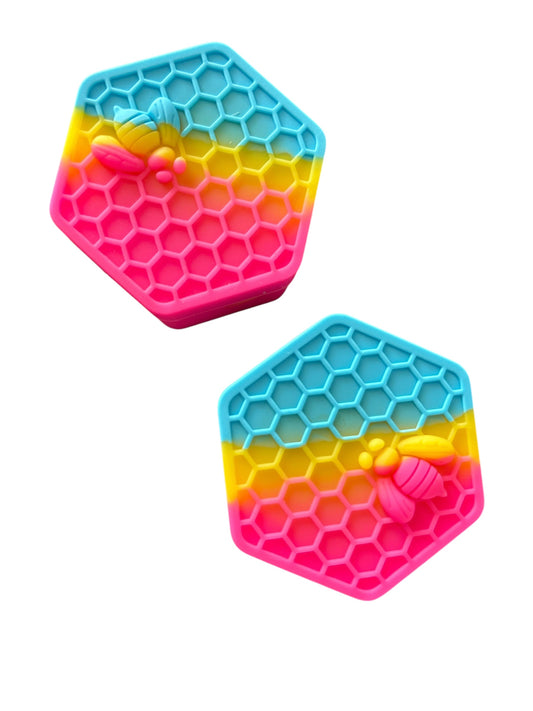 Silicone Bee Colourful Container