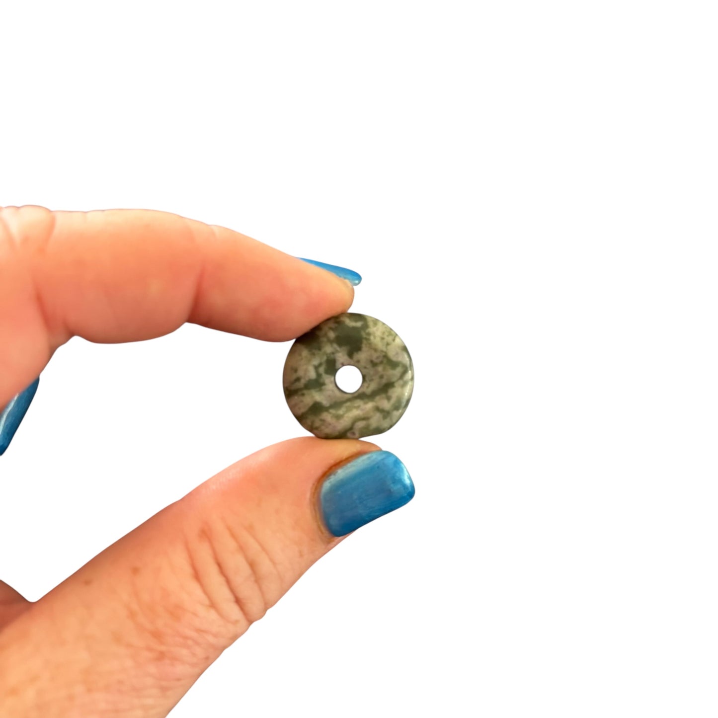 20mm Moss Agate Donut