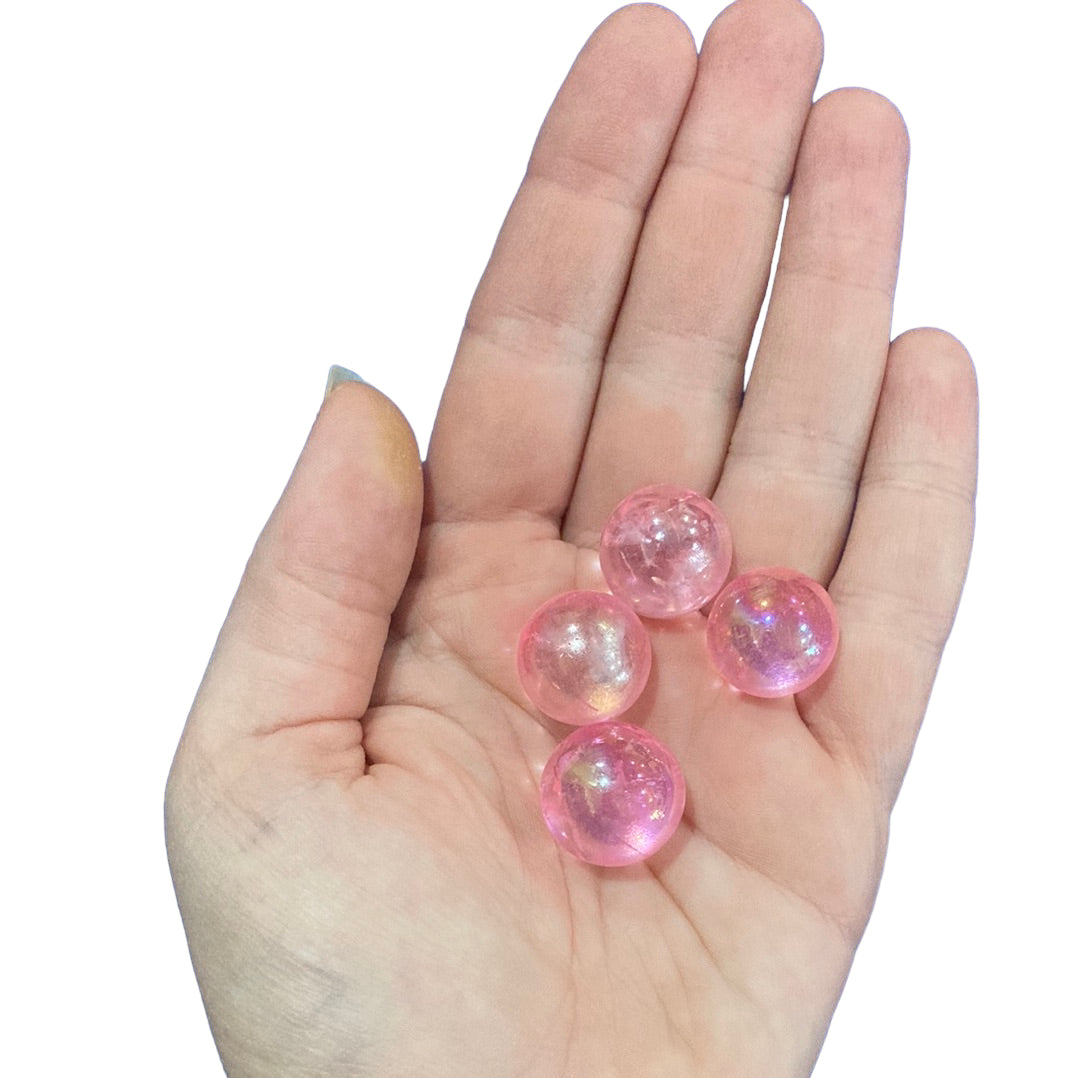 10-15mm Pink Aura Sphere