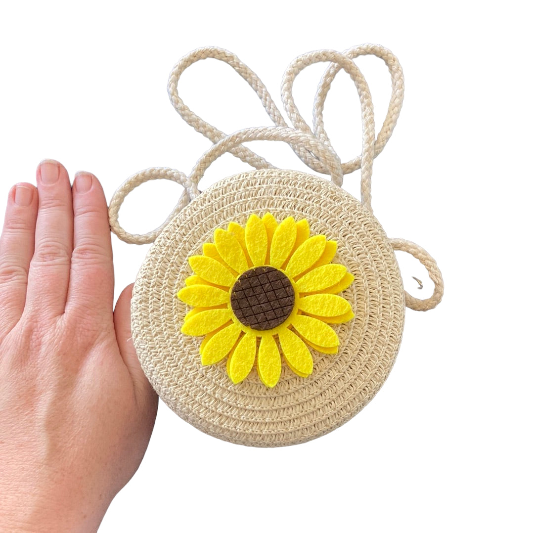 Braided Sunflower Bag