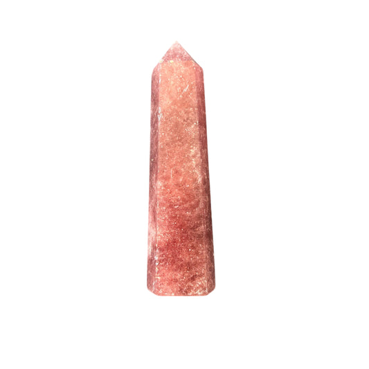 92mm Strawberry Quartz Point