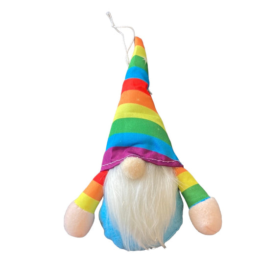 Hanging Rainbow Gnome