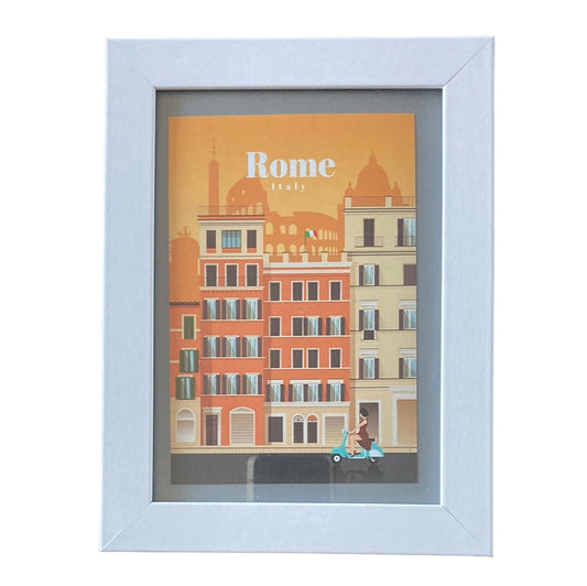 Framed Vintage Travel Art-Rome