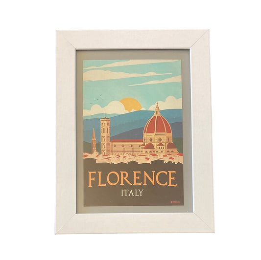 Framed Vintage Travel Art-Florence