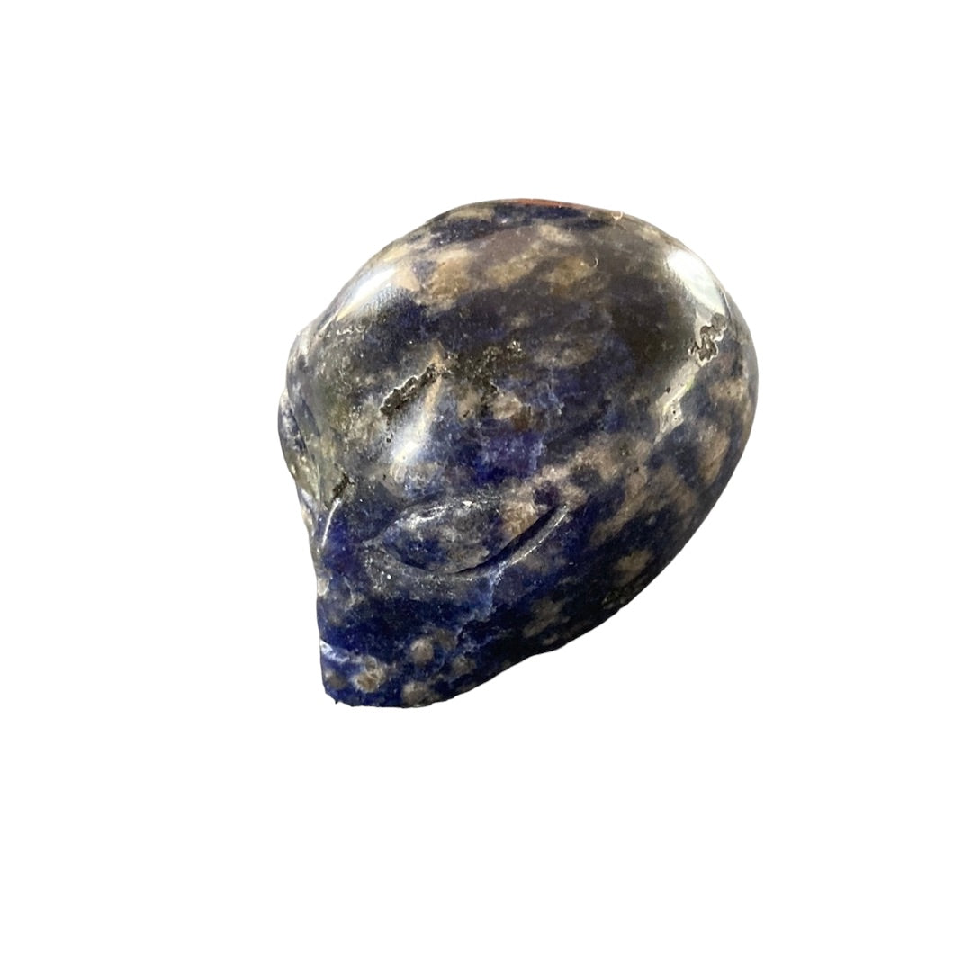 Sodalite Alien Head