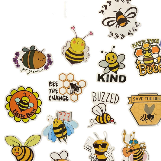 Bees 10pc Bag of Stickers