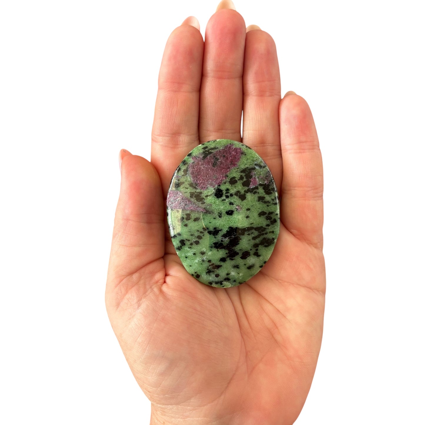 97g Ruby Zosite Palm Stone