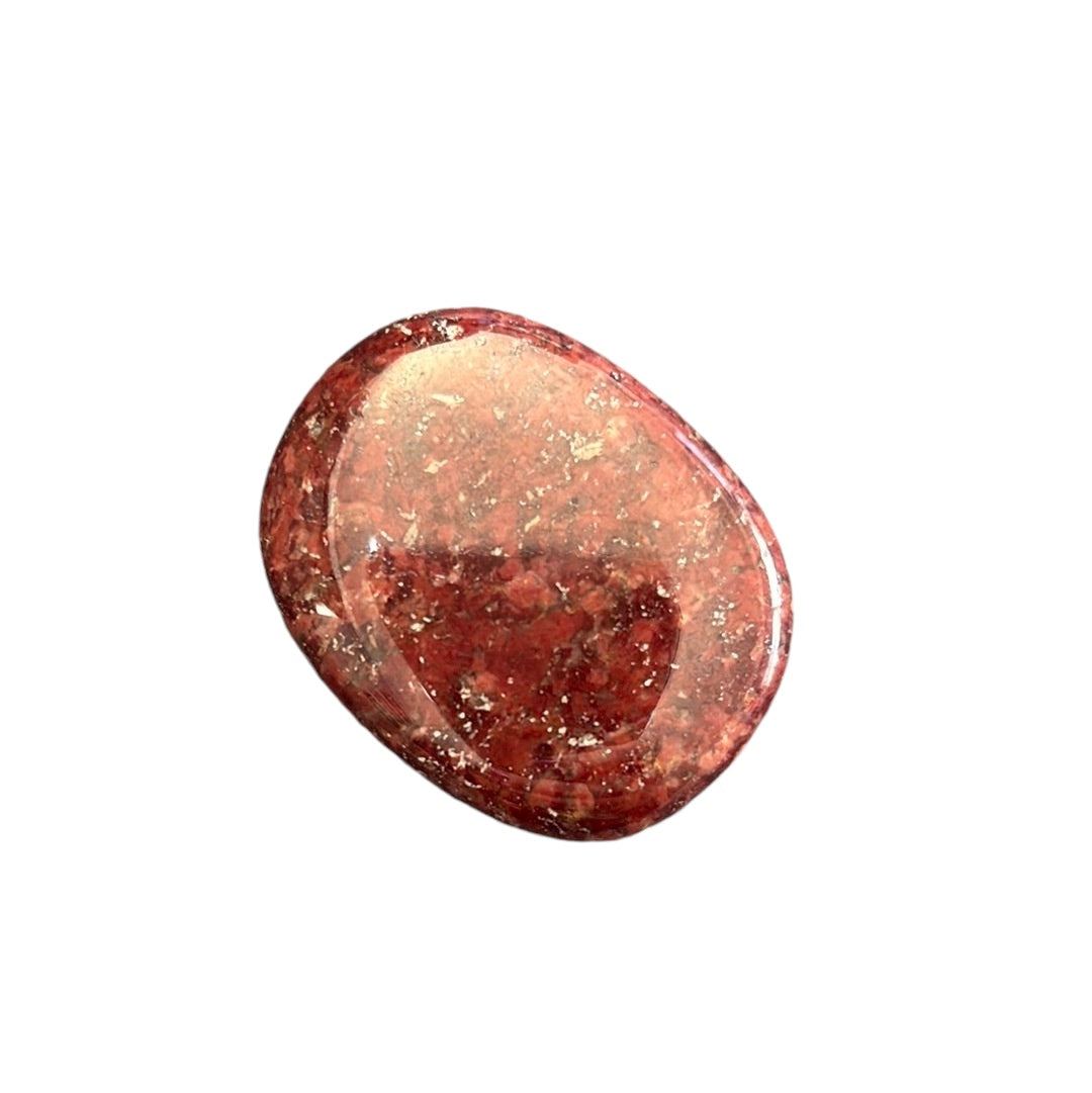 30g Red Wine Jasper Flat Stone