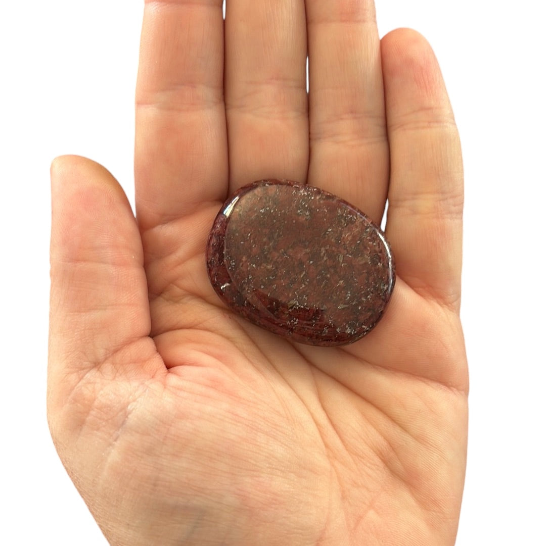 30g Red Wine Jasper Flat Stone