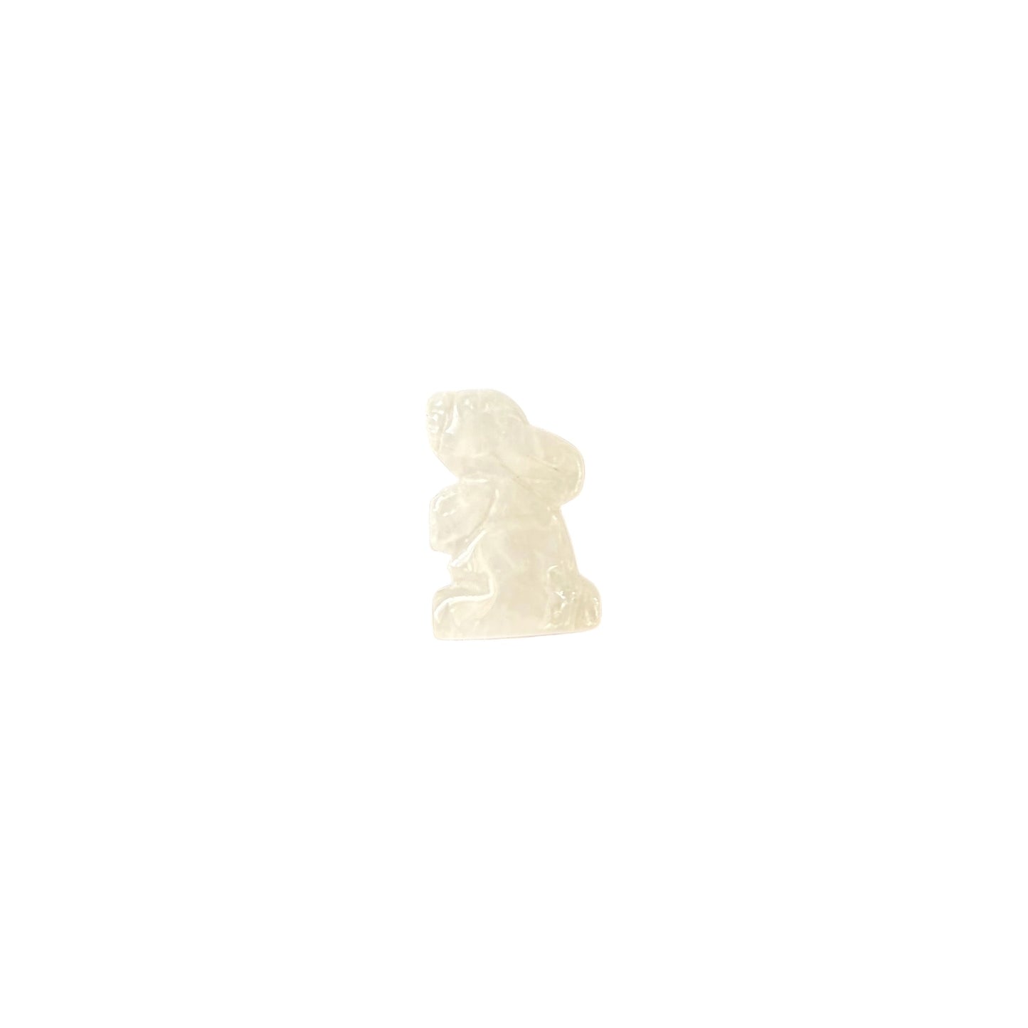 25mm Clear Quartz Bunny Rabbit