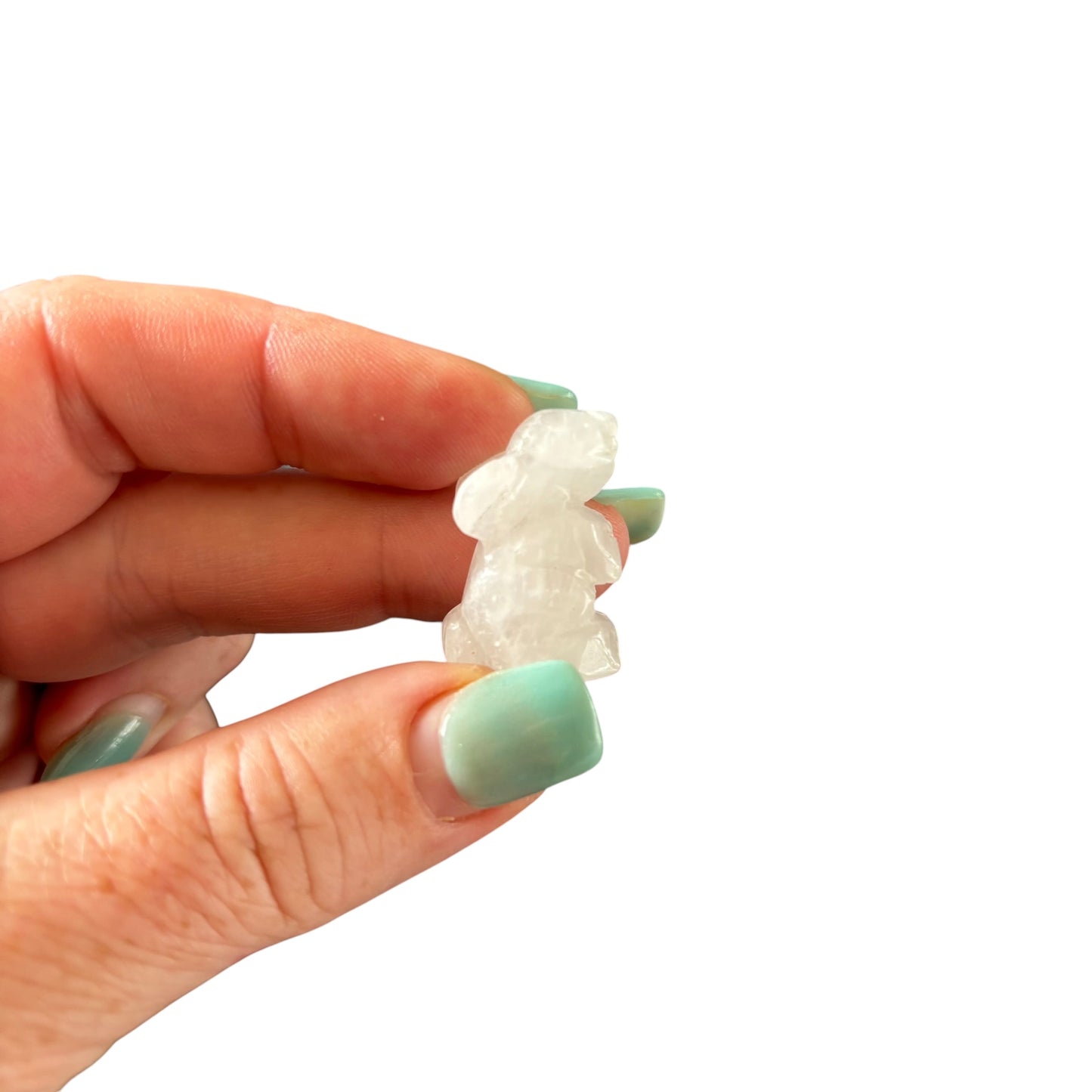 25mm Clear Quartz Bunny Rabbit