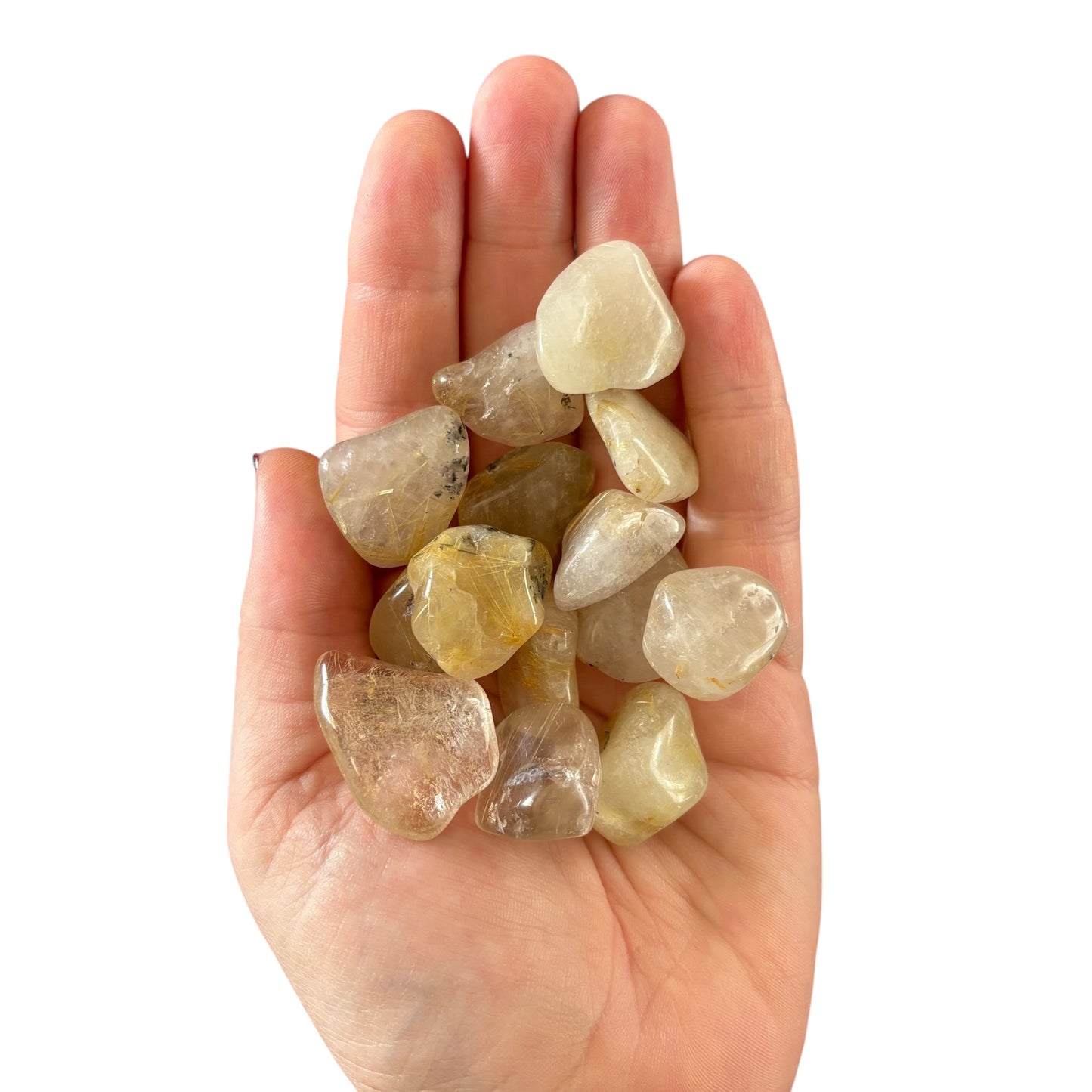 5-10g Golden Rutile Tumble