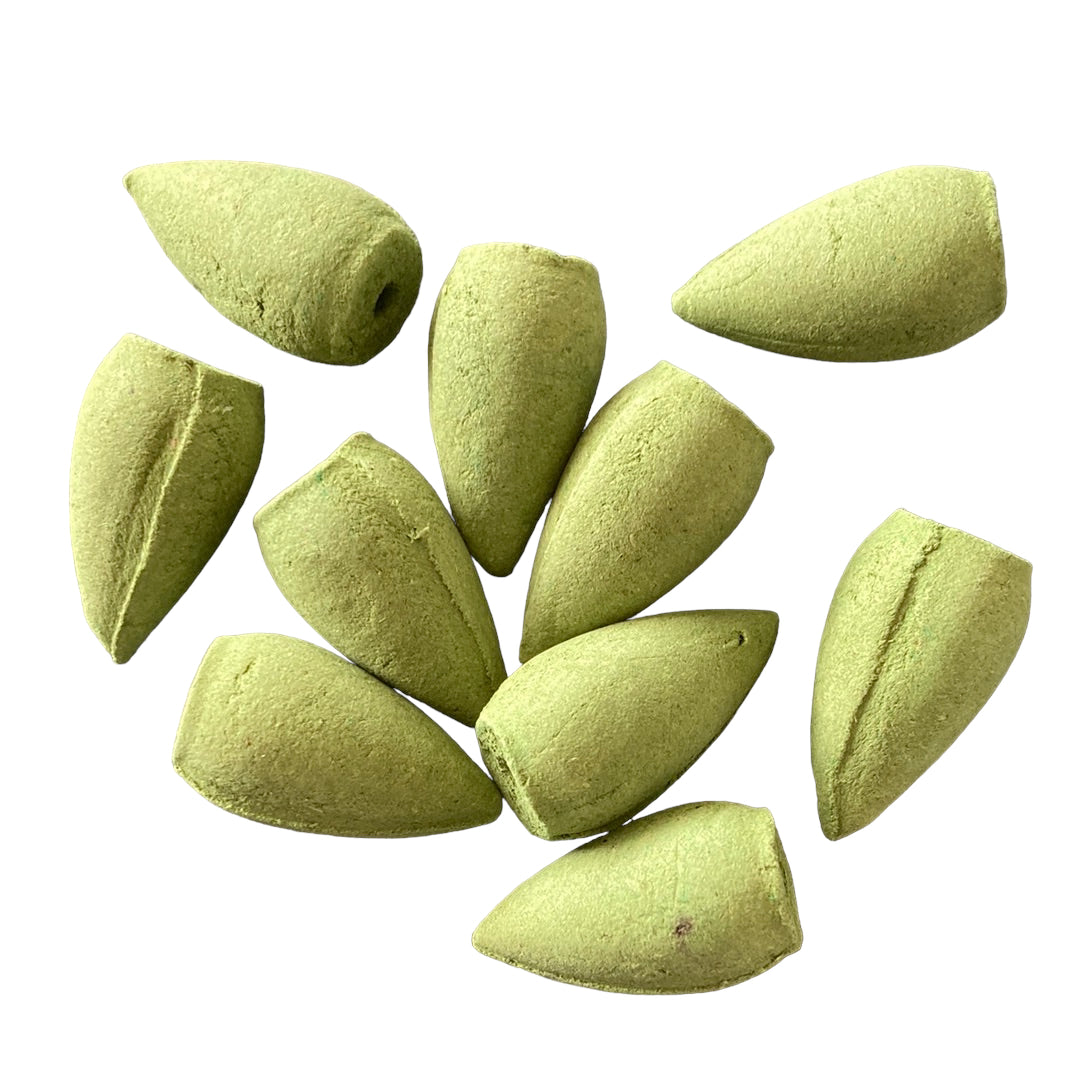 Green Tea Scented Incense Cones 10pcs
