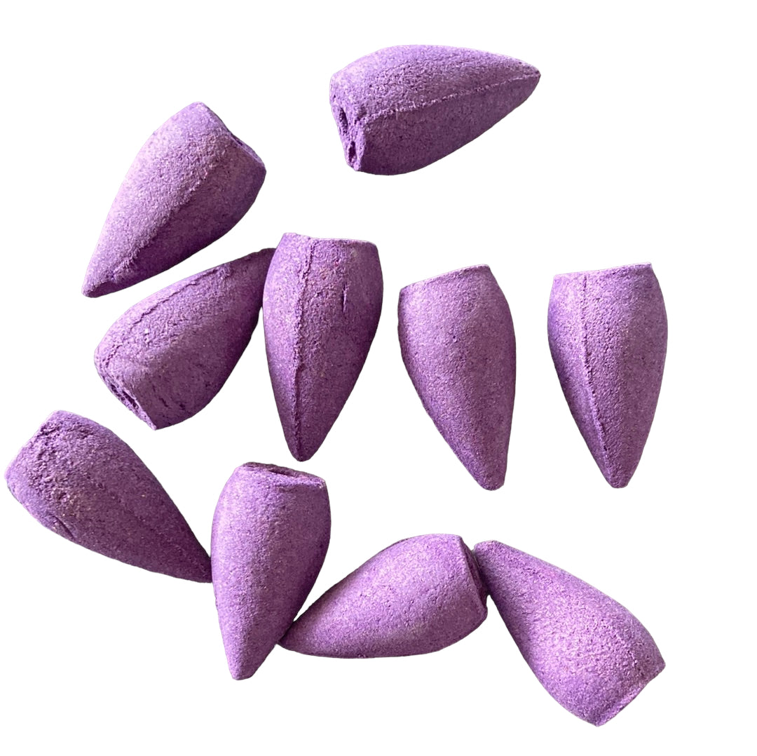 Lavender Scented Incense Cones 10pcs