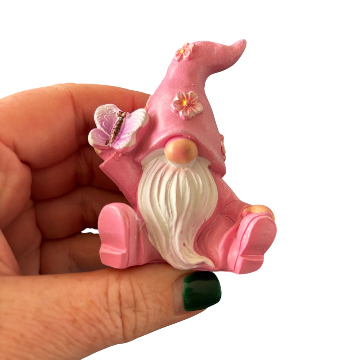 Pink Butterfly Gnome